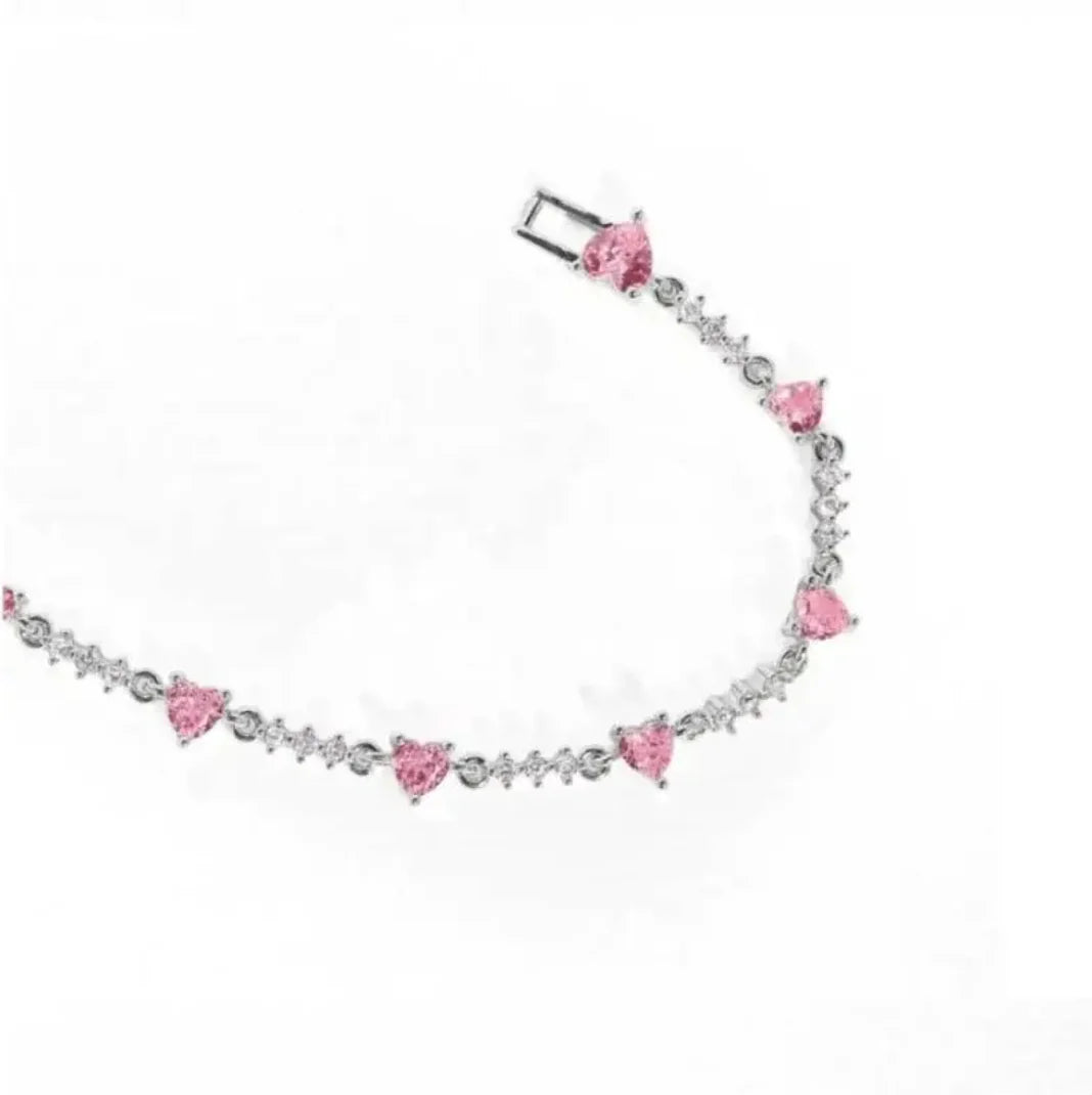 Y2K Sweetheart Bling Bracelet