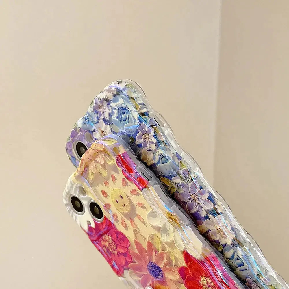 Floral and Moon Phone Case