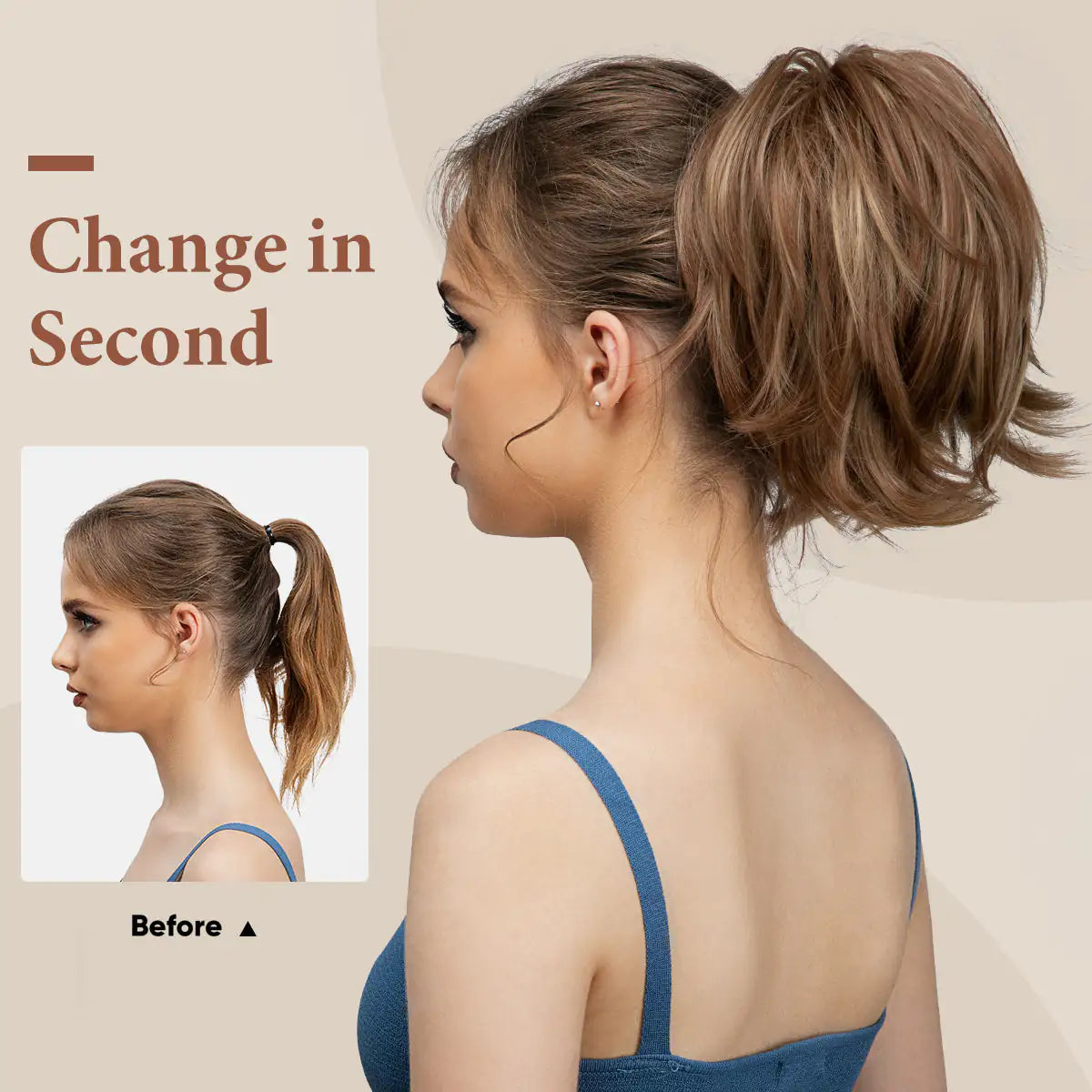 Clip In Ponytail Extensions